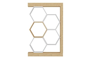 Desgrar Bokhylle 90x140 cm - Brun - Oppbevaring - Hyller - Bokhylle