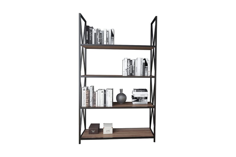 Desgrar Bokhylle 94x150 cm - Brun - Oppbevaring - Hyller - Bokhylle
