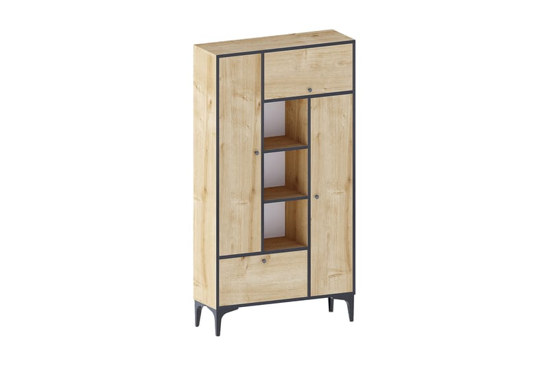 Desgrar Bokhylle 96x177 cm - Blå - Oppbevaring - Hyller - Bokhylle