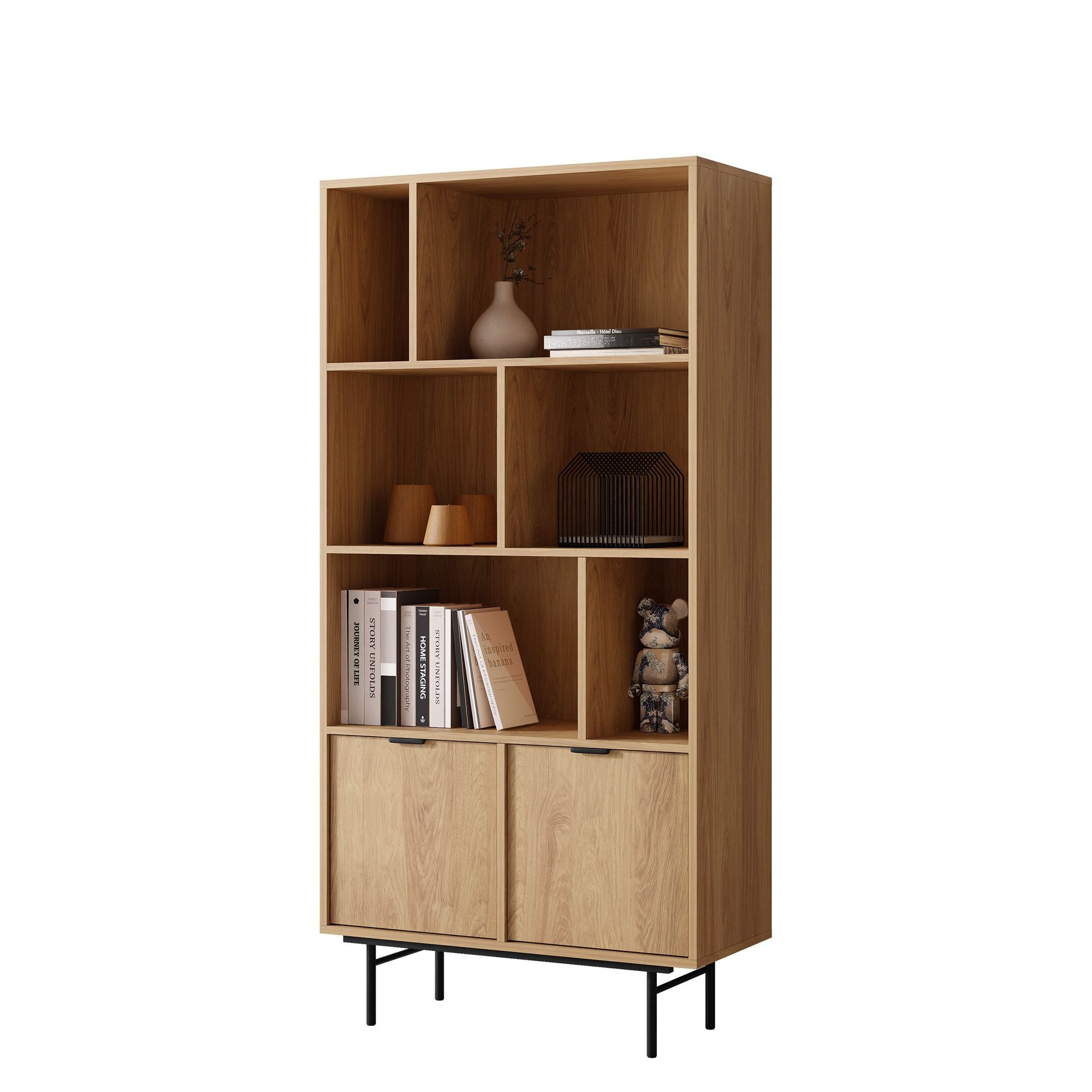 bokhylle Edison Hickory-eik - Hickory-eik
