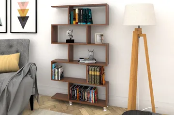 Elegancia Bokhylle 90 cm i Mørkt Tre - Brun - Oppbevaring - Hyller - Bokhylle