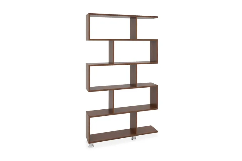 Elegancia Bokhylle 90 cm i Mørkt Tre, Brun