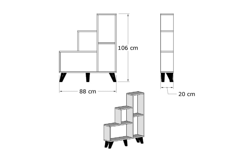 Elegancia Bokhylle - Oppbevaring - Hyller - Bokhylle