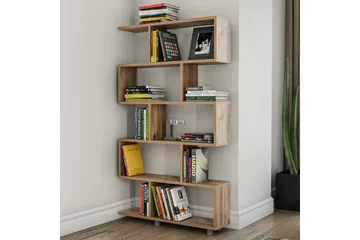 Elrasmo Bokhylle 156x20 cm 5 Hyller - Natur - Oppbevaring - Hyller - Bokhylle