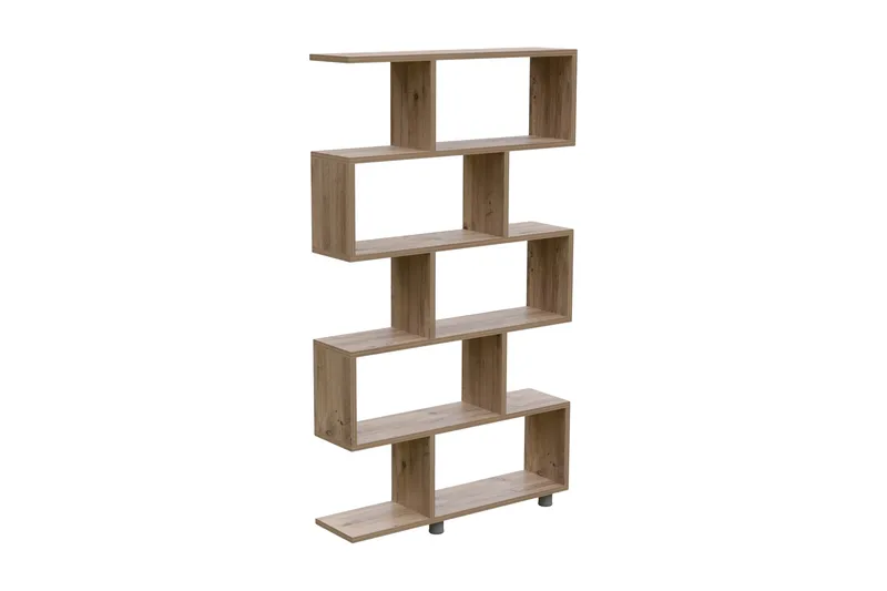 Elrasmo Bokhylle 156x20 cm 5 Hyller - Natur - Oppbevaring - Hyller - Bokhylle