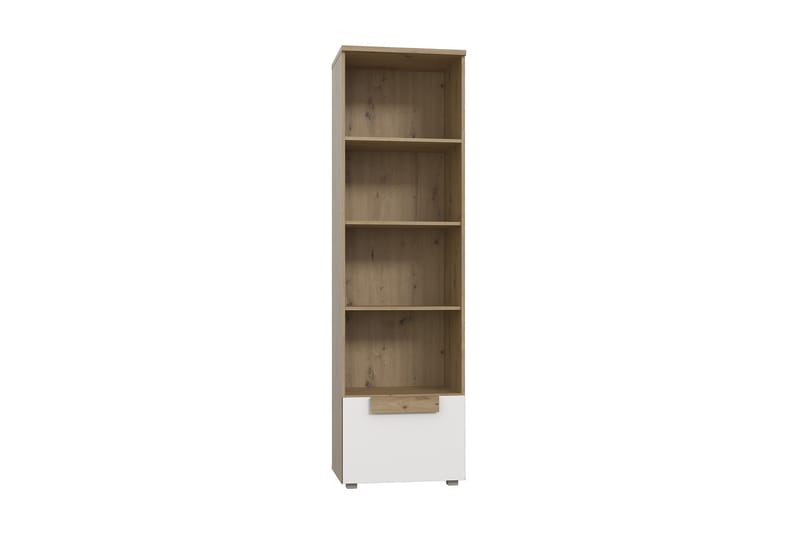 Eochar Hylle 55 cm - Brun/Hvit - Oppbevaring - Hyller - Bokhylle