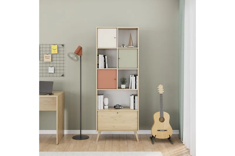 Bokhylle Felyra Flerfarget - Multifarget - Oppbevaring - Hyller - Bokhylle