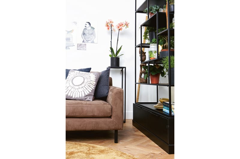 Fons Bokhylle 126 cm - Svart - Oppbevaring - Hyller - Bokhylle
