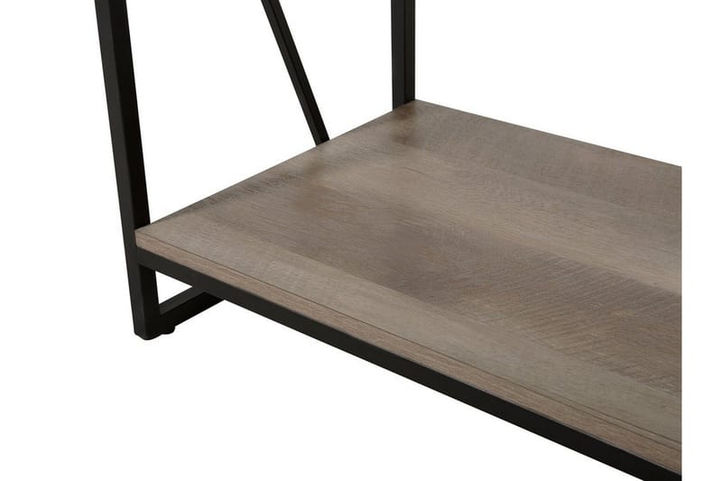 Forres Bokhylle 64 cm i Mørkt Tre - Gråbrun - Oppbevaring - Hyller - Bokhylle