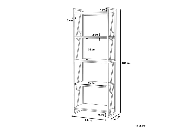 Forres Hylle 64 cm - Tre / Natur - Oppbevaring - Hyller - Bokhylle
