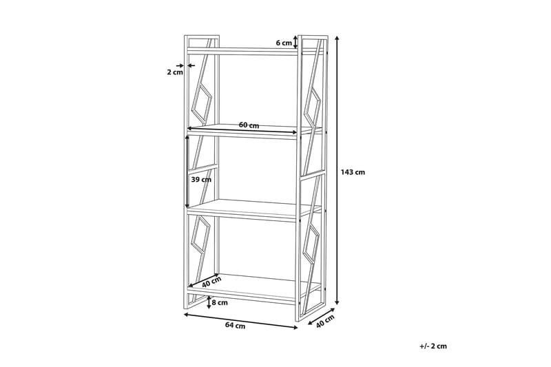 Forres Hylle 64 cm - Tre / Natur - Oppbevaring - Hyller - Bokhylle