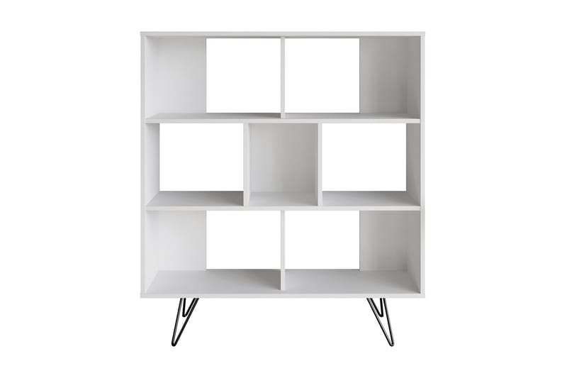 Frascone Bokhylle 120x30 cm 4 Hyller, Hvit