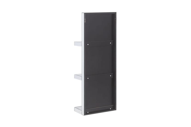 Gaona Vegghylle 41x20 cm - Speileffekt/Sølv - Oppbevaring - Hyller - Bokhylle
