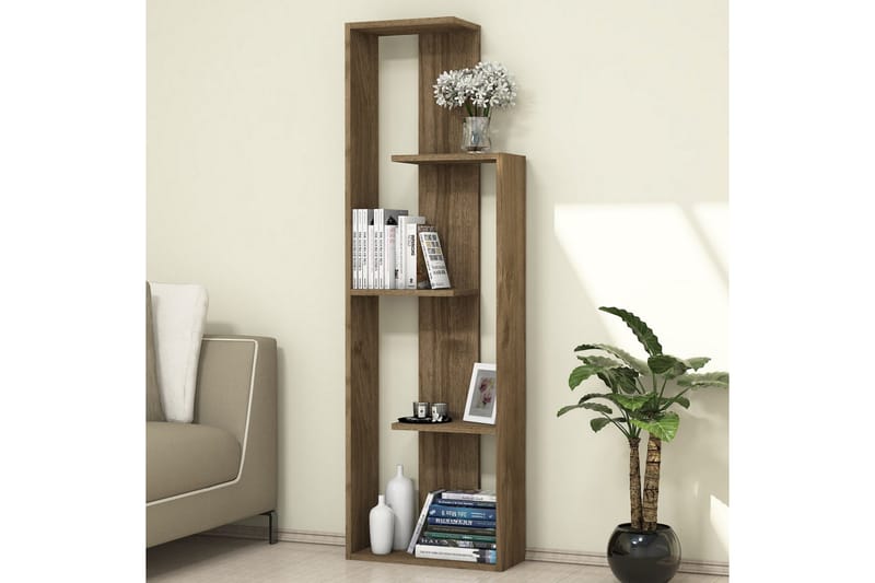Gersby Bokhylle 50 cm - Brun - Oppbevaring - Hyller - Bokhylle