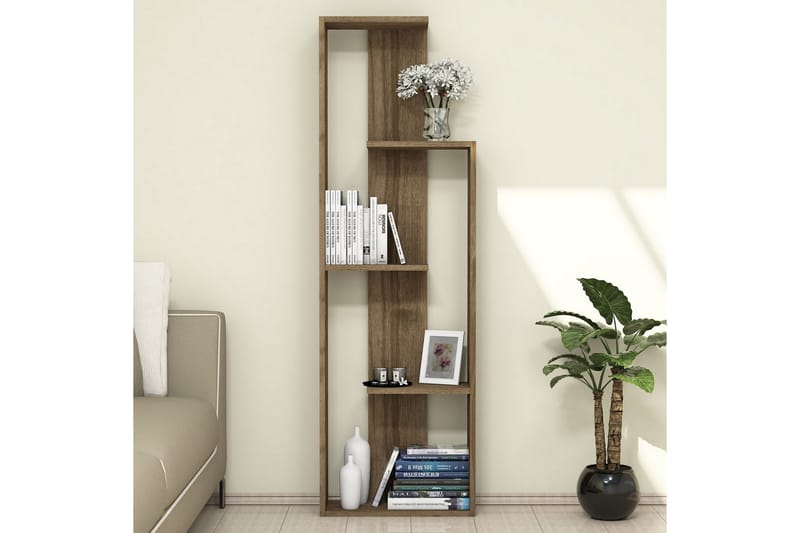 Gersby Bokhylle 50 cm - Brun - Oppbevaring - Hyller - Bokhylle
