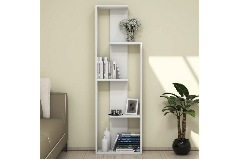 Gersby Bokhylle 50 cm - Hvit - Oppbevaring - Hyller - Bokhylle