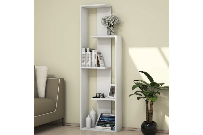 Gersby Bokhylle 50 cm - Hvit - Oppbevaring - Hyller - Bokhylle