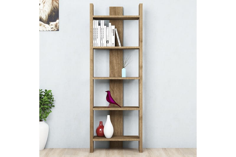 Gersby Bokhylle 52 cm - Lysebrun - Oppbevaring - Hyller - Bokhylle