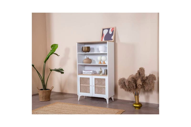 Bokhylle Goose Hvit - Hvit - Oppbevaring - Hyller - Bokhylle