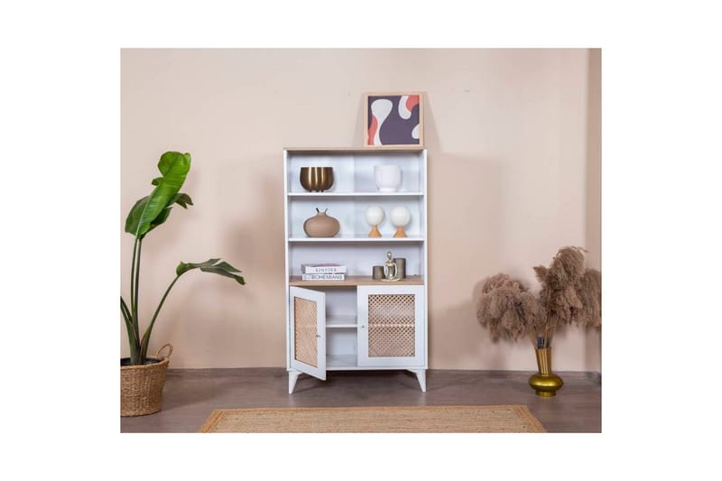 Bokhylle Goose Hvit - Hvit - Oppbevaring - Hyller - Bokhylle