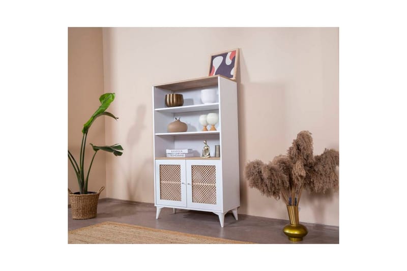 Bokhylle Goose Hvit - Hvit - Oppbevaring - Hyller - Bokhylle