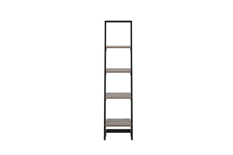 Greinhylle 35x33 cm - Mørkt tre / sort - Oppbevaring - Hyller - Bokhylle