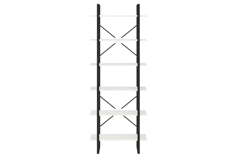 Høyskap hvit 80x30x210 cm heltre furu - Hvit - Oppbevaring - Hyller - Bokhylle