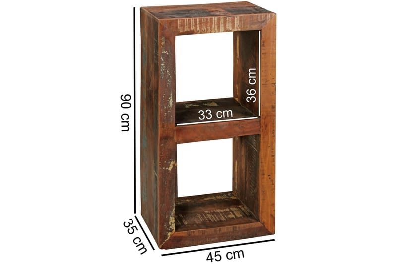 Haage Bokhylle 45x35 cm - Flerfarget - Oppbevaring - Hyller - Bokhylle