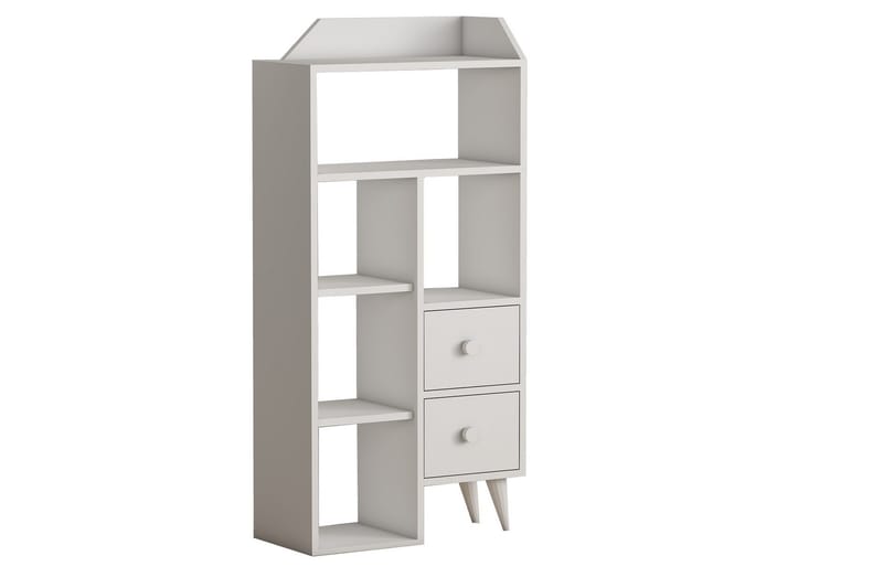 Hafing Bokhylle 61,8x29,8 cm Hvit - Hanah Home - Oppbevaring - Hyller - Bokhylle