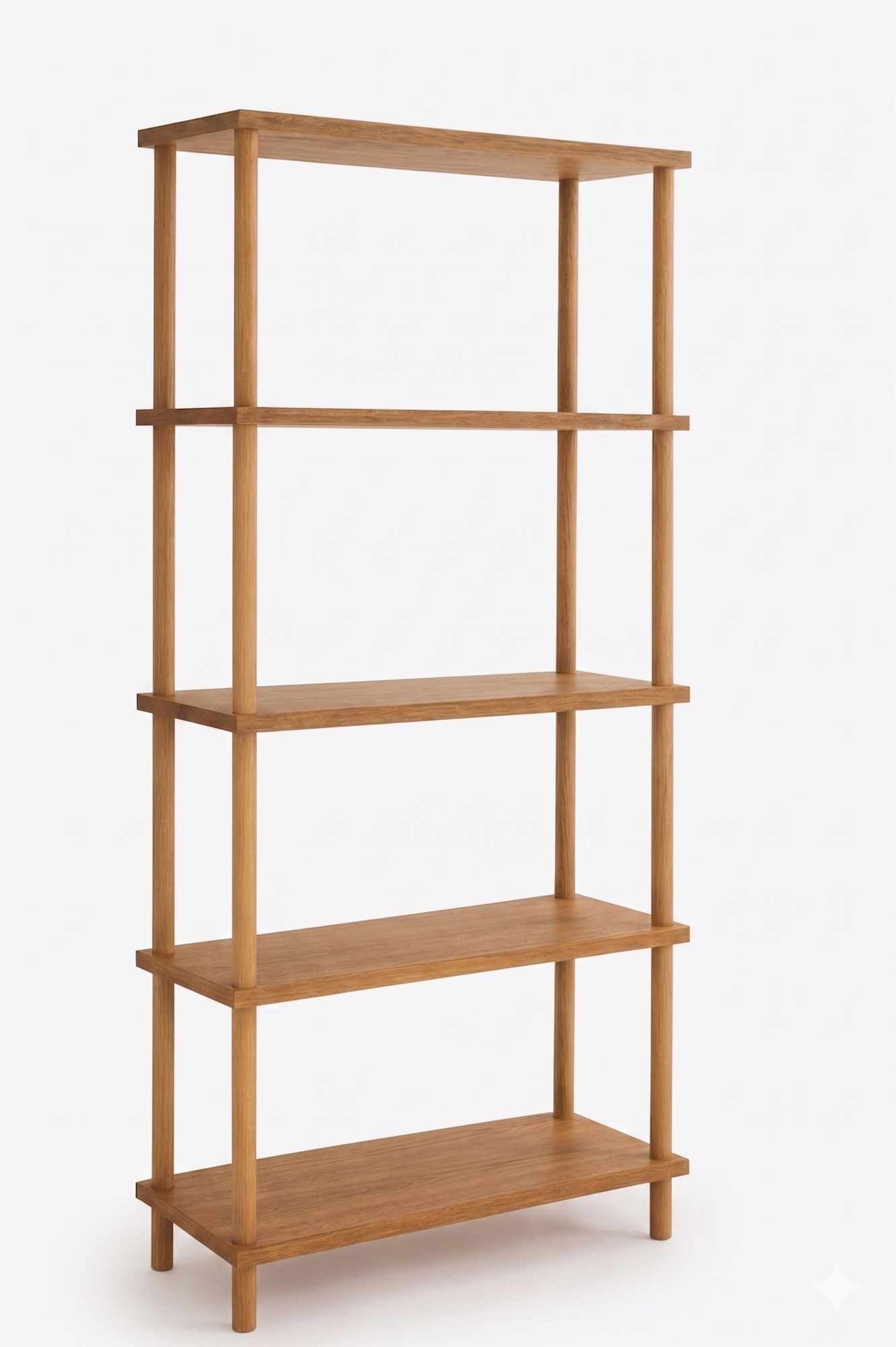 Bokhylle Hanah Home Pika Shelf (60 x 136 x 25 cm) Furu - Furu