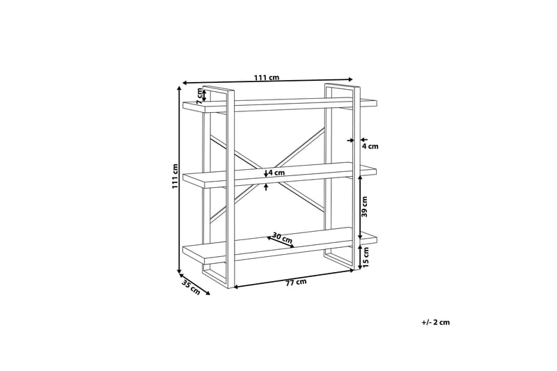 Harvley Hylle - Tre/Natur - Oppbevaring - Hyller - Bokhylle
