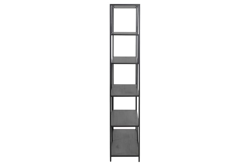 Hasslevik Bokhylle 114x35 cm 4 Hyller - Svart/Matt Svart - Oppbevaring - Hyller - Bokhylle