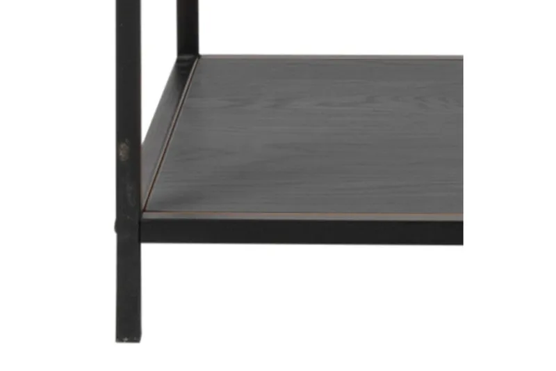 Hasslevik Bokhylle 114x35 cm 4 Hyller - Svart/Matt Svart - Oppbevaring - Hyller - Bokhylle