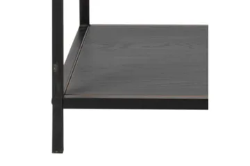 Hasslevik Bokhylle 114x35 cm 4 Hyller - Svart/Matt Svart - Oppbevaring - Hyller - Bokhylle