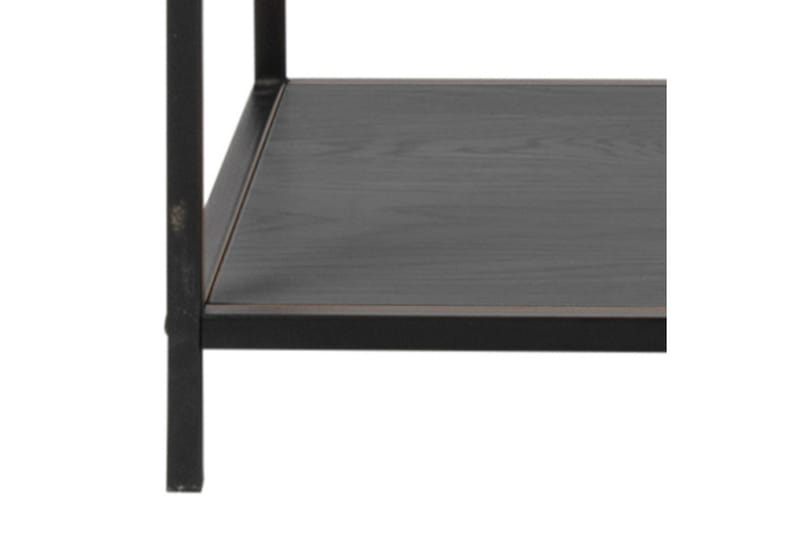 Hasslevik Bokhylle 114x35 cm 4 Hyller - Svart/Matt Svart - Oppbevaring - Hyller - Bokhylle