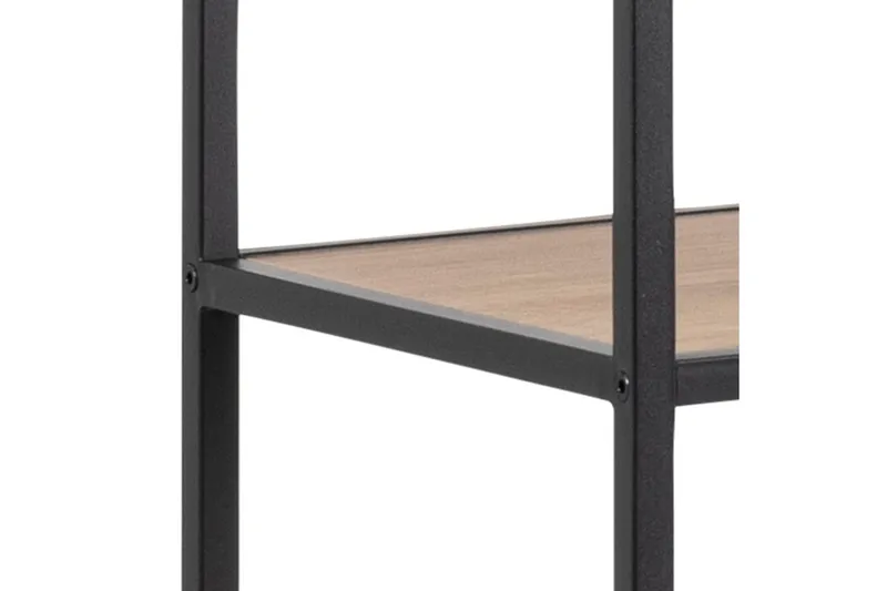 Hasslevik Bokhylle 135x35 cm 4 Hyller - Natur/Matt Svart - Oppbevaring - Hyller - Bokhylle