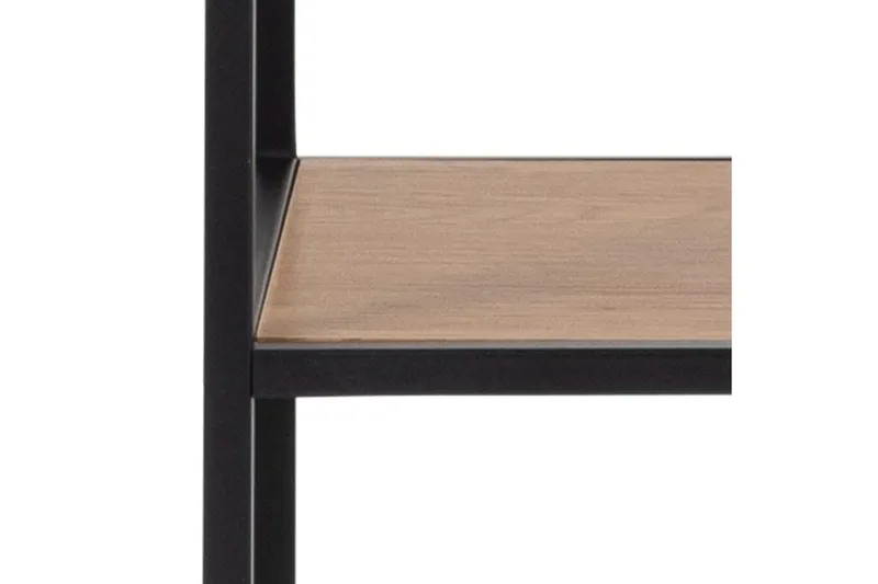 Hasslevik Bokhylle 135x35 cm 4 Hyller - Natur/Matt Svart - Oppbevaring - Hyller - Bokhylle