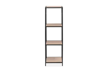 Hasslevik Bokhylle 35 cm i Eik - Svart|Beige - Oppbevaring - Hyller - Bokhylle