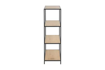 Hasslevik Bokhylle 77x114 cm - Svart/Brun - Oppbevaring - Hyller - Bokhylle