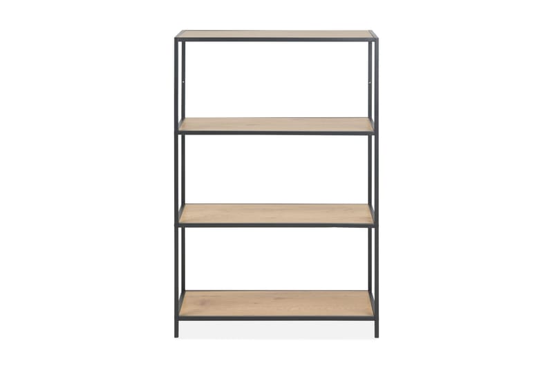 Hasslevik Bokhylle 77x114 cm - Svart/Brun - Oppbevaring - Hyller - Bokhylle