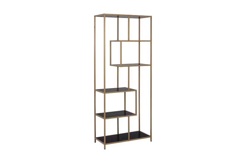 Hasslevik Bokhylle 77x35 cm 4 Hyller - Svart - Oppbevaring - Hyller - Bokhylle