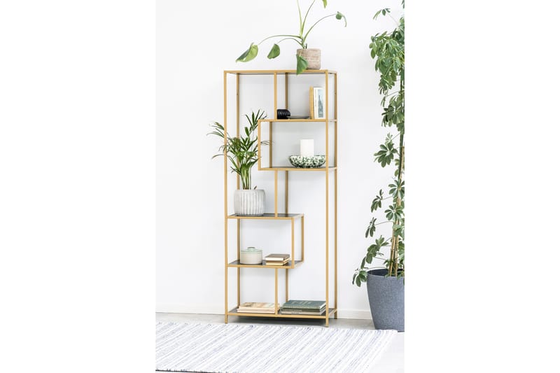 Hasslevik Bokhylle 77x35 cm 4 Hyller - Svart - Oppbevaring - Hyller - Bokhylle