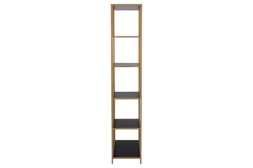 Hasslevik Bokhylle 77x35 cm 4 Hyller - Svart - Oppbevaring - Hyller - Bokhylle
