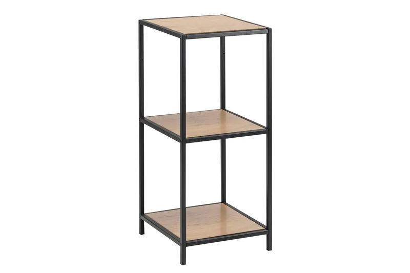 Hasslevik Bokhylle Liten, Svart/Brun