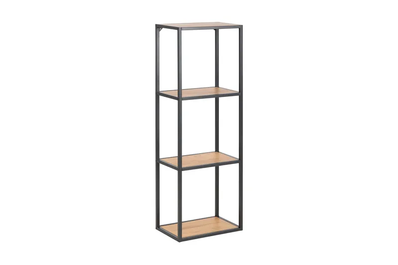 Hasslevik Bokhylle, Svart/Brun