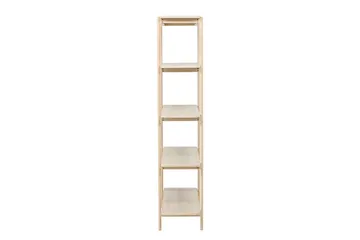 Heim Bokhylle 120 cm i Eik - Lysebeige - Oppbevaring - Hyller - Bokhylle