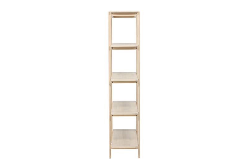 Heim Bokhylle 120 cm i Eik - Lysebeige - Oppbevaring - Hyller - Bokhylle