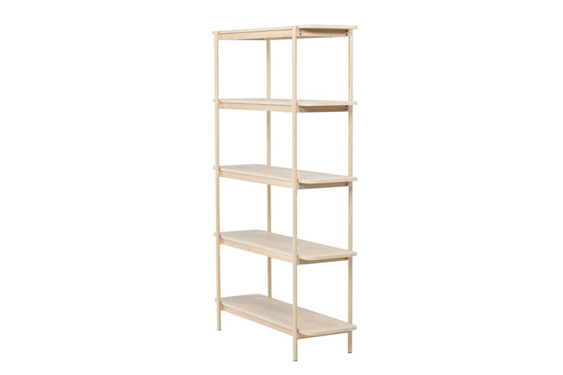 Heim Bokhylle 120 cm i Eik - Lysebeige - Oppbevaring - Hyller - Bokhylle