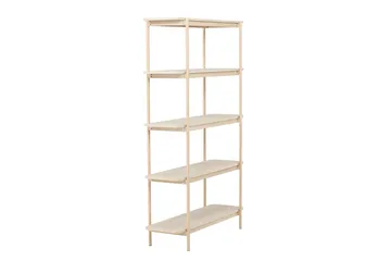 Heim Bokhylle 120x40 cm - Hvit - Oppbevaring - Hyller - Bokhylle