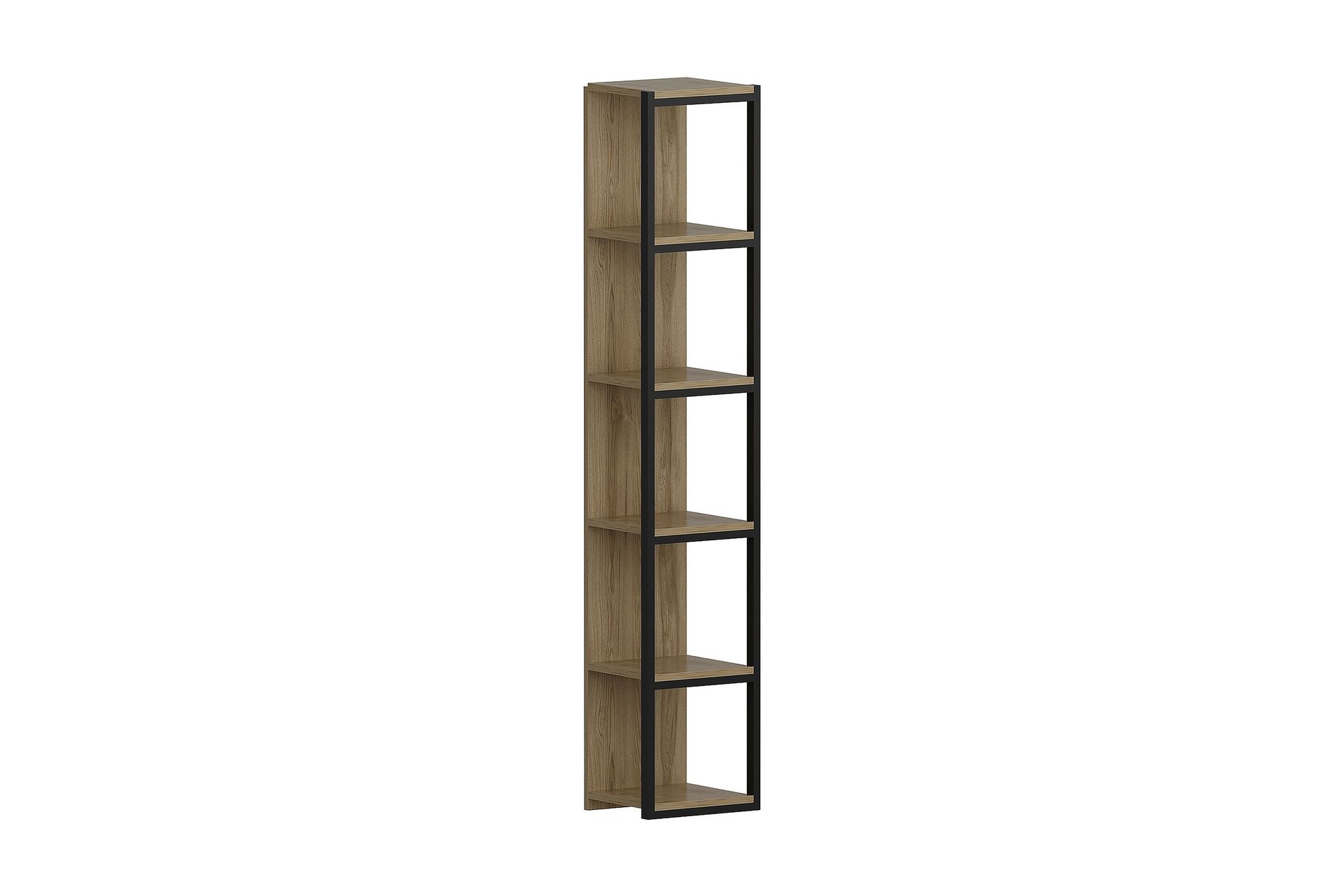 Hejde Bokhylle 34 cm - Brun/Svart - Oppbevaring - Hyller - Bokhylle